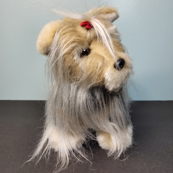 Classic Aurora Yorkie Yorkshire Terrier Dog 9" Plush Stuffed Animal 1996 A&A HTF - Picture 6 of 13